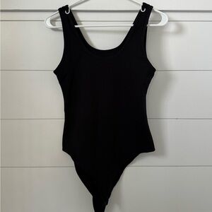 BYLT Black Thong Bodysuit, Women’s L